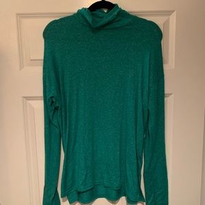 JCrew green high neck sweater